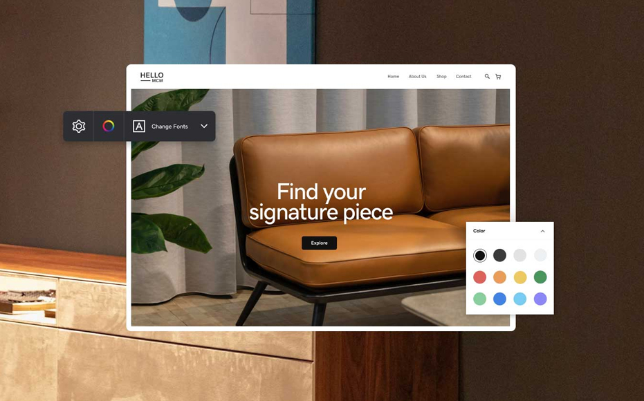 Feature: Website Builder - Customize Feature: Website Builder - Customize